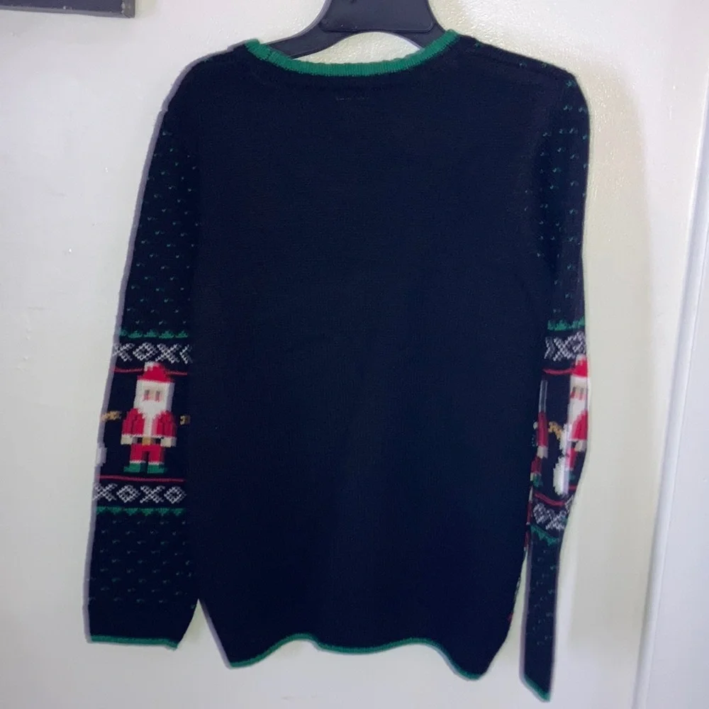 NWT Holiday time Christmas sweater kids size large 10/12 - Picture 3 of 7